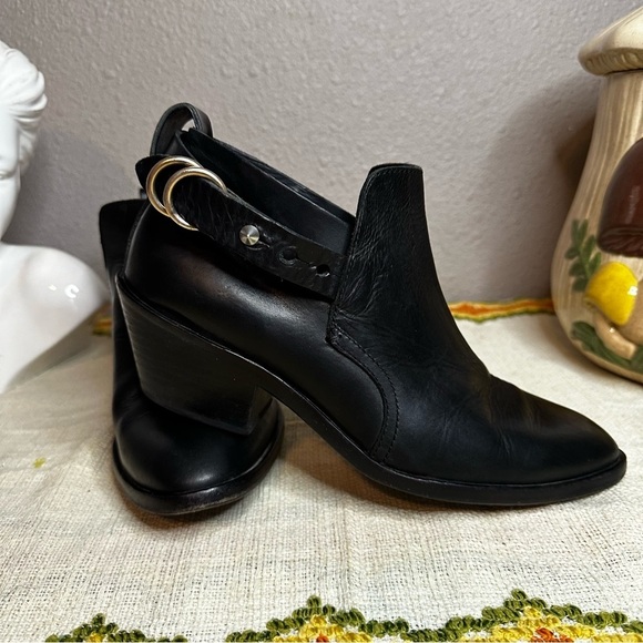 Rag & Bone Harrow Leather Ankle Boots - Picture 9 of 10